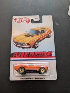 hot wheels 2021 70 ford mustang Mach 1 orange neu flying custom - Bild 1 von 6