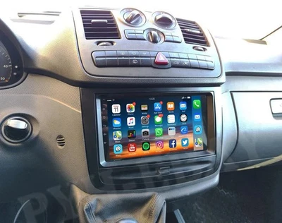 For Mercedes-Benz Viano Vito Mixto W639 Carplay Android 13 GPS Sat Nav Head Unit