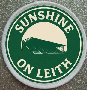 3 Inch Sunshine On Leith Football Edinburgh Hibernian Iron / Sew On Patch Badge - Picture 1 of 1