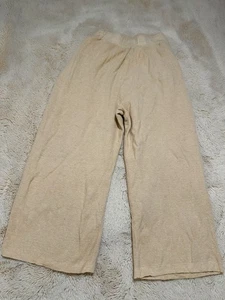 Pantalones James Street Co Mujer’s S Tejido Waffle Cintura Alta Algodón Orgánico Elástico - Imagen 1 de 9