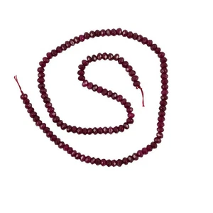 mm Faceted Rondelle Loose Bead Strand - Picture 1 of 6