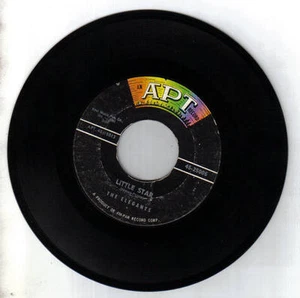 The Elegants 45 RPM APT Records,1958, 25005, Little Star/ Getting Dizzy - Imagen 1 de 2