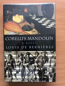 Louis de Bernieres SIGNED DATED Corelli's Mandolin US 1/1 HB - Picture 1 of 3