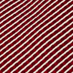 Donald J Trump Signature Collection Red & White Striped 100% Silk Necktie - Picture 1 of 8