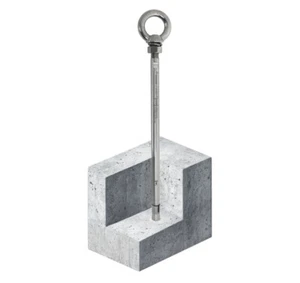 ABS-Lock III-BE Pro Edelstahl Anschlagpunkt Einlochbefestigung Seilsicherung - Bild 1 von 4