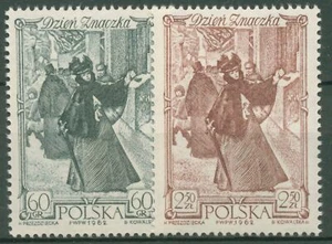 Polen 1962 Tag der Briefmarke Kaminski Gemälde 1353/54 postfrisch - Bild 1 von 1