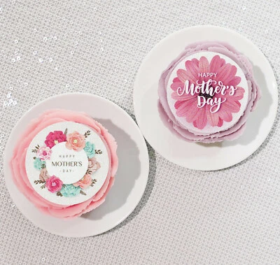 Toppers Comestibles para Pasteles - Día de la Madre - 3 Tallas y 4 Diseños Foto 1 de 4