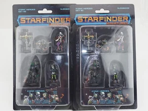 JUEGO STARFINDER MINIATURAS HÉROES ICÓNICOS #2 X 2. SELLADO. VERDE 1089 - Imagen 1 de 3