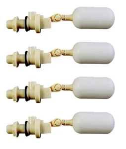 4x Water Bowl Drinking Trough Automatic Float Valve Nylon Poultry Dog Equine Cow - Picture 1 of 2