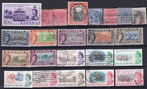 BRITISH BAHAMAS, 23 DIFFERENT STAMPS, 1950 - Picture 1 of 1