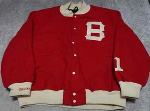 Mitchell & Ness 1939 Boston Braves Jacket Mens 56 (3XL) Cooperstown Collection - Picture 1 of 13