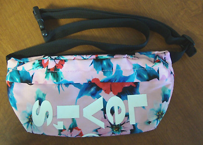 LEVI'S Floral Pink Multi Crossbody Fanny Pack Sling Waist Bag One Size 2 Pockets