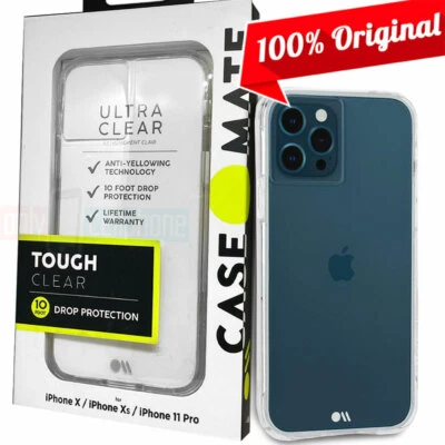 NEW Case-Mate Tough Clear Case Impact-Absorbing Cover for Apple iPhone 11 Pro - Image 1 of 4
