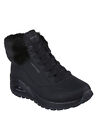 SKECHERS Donna Uno Autunno Air Sneakers Stivali Invernali 167274 BBK Black