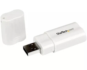 New StarTech ICUSBAUDIO USB to Stereo Audio Adapter Converter - Picture 1 of 5