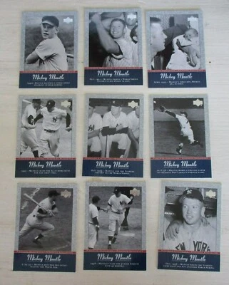 Mickey Mantle - 2001 Upper Deck Pinstripe Exclusives - FINISH YOUR SET U-PICK - Image 1 of 2