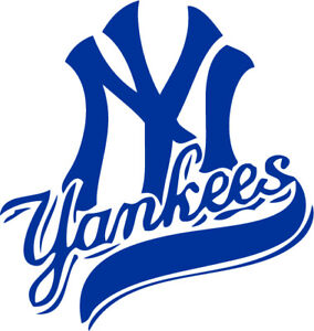 New York Yankees MLB Decal "Sticker" for Car or Truck or Laptop