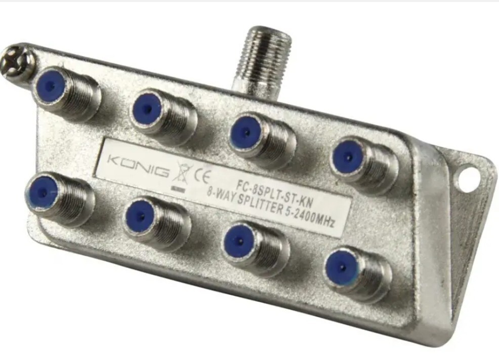 Miscelatore SAT/UHF/VHF König - Combina Segnale Satellare E TV Via Cavo, Con Power Pass - Foto 2