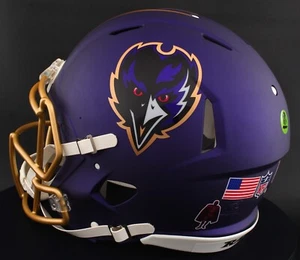 BALTIMORE RAVENS NFL Riddell SPEED Full Size Authentic Football Helmet - Picture 1 of 6