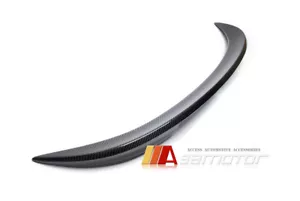 Carbon Fiber V Style Rear Trunk Spoiler Wing fits 2004-10 BMW E63 6-Series Coupe - Imagen 1 de 4