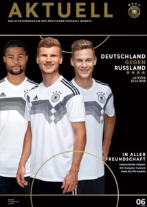 off. Programme 15/11/2018 Deutschland Germany vs Russland Russia # Leipzig - Picture 1 of 1