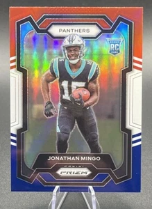 Jonathan Mingo 2023 Prizm Red White and Blue #312 Carolina Panthers RC SP - Bild 1 von 2