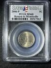 2006-P 5C Jefferson Monticello Nickel PCGS MS 68 Satin Finish BU UNC