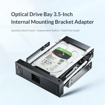 ORICO 5.25 Trayless Hot Swap Mobile Rack for SATA 3.5" Hard Drive HDD Caddy Dock - Bild 1 von 4