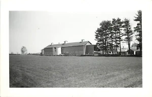 Large Commercial Farm Big Barn Pasture Field RPPC Postcard - Picture 1 of 2