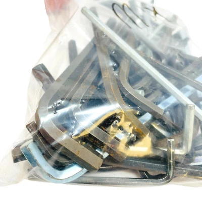 Assorted Ball Point end CRV 5/16 1/4 Long Arm Hex Keys, Wrench Set SAE - Image 1 of 4