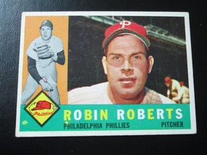 ROBIN ROBERTS 1960 TOPPS BASEBALL CARD #264 VG WRINKLE - Picture 1 of 4