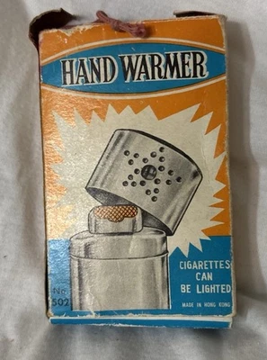 Vintage Johnny Walker Metal Hand Warmer In Open Box New - Image 1 of 4