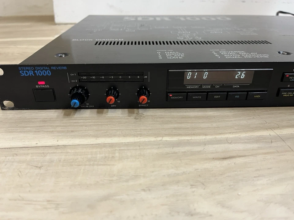 Ibanez SDR-1000 Digital Reverb rack mount effects - Image 1 of 4