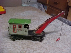 VINTAGE DORFAN LINES 0 GAUGE Derrick N0. 61 Wreckiing Crane - Picture 1 of 9