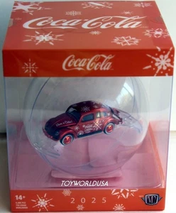 M2 Machines 1953 VW Beetle Deluxe European 2025 Christmas Holiday Ornament Chase - Picture 1 of 2