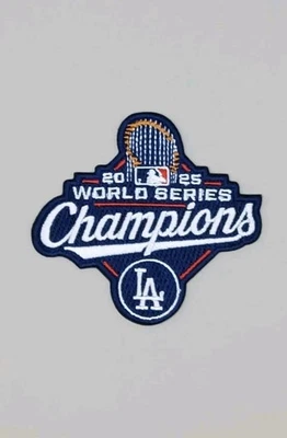 2025 World Series Champions Patch LA Dodgers Los Angeles  Iron-on  - Image 1 of 4