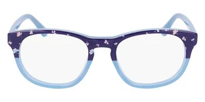 Draper James DJ1014 Eyeglasses Kids Indigo Floral Square 46mm New 100% Authentic - Picture 1 of 7