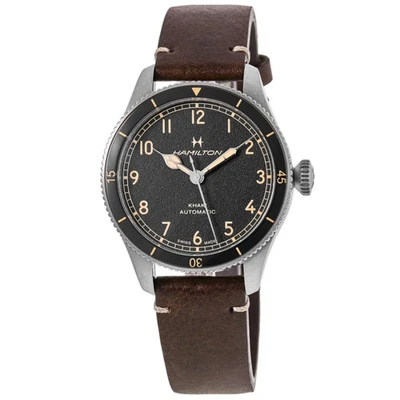 Nuevo Reloj Hombre Hamilton Caqui Aviación Piloto Pioneer Automático Negro H76205530 Foto 1 de 4