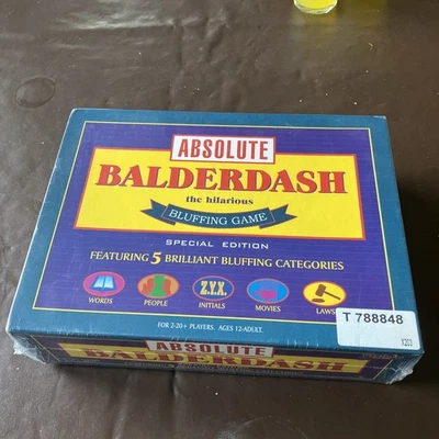 Absolute Balderdash Special Edition Board Game By Drumond Park 1999 New & Sealed - Image 1 of 4