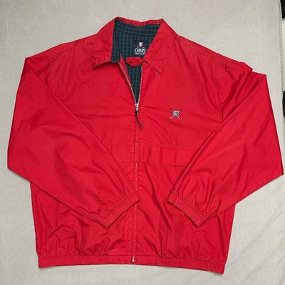 Винтажная легкая куртка Chaps Ralph Lauren Harrington мужская L на молнии для гольфа - Изображение 1 из 4
