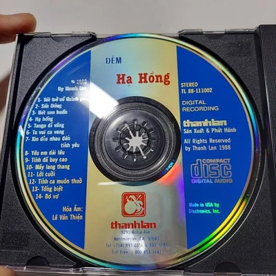 Dem Ha Hong 1988 -  Thanh Lan Vietnamese Music CD  - Image 1 of 4