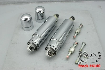 Juego de amortiguadores traseros Harley Dyna Switchback 2013 + cubiertas cromadas #4140 Foto 1 de 4