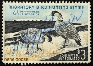 U.S. Used Stamp Scott #RW31 $3 Federal Duck Hunting. Fine - Very Fine. Choice! - Picture 1 of 2