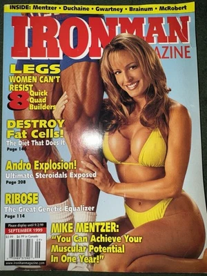Iron Man Magazine September 1999 Bodybuilding Fitness Health Vintage Rare Good Foto 1 de 3
