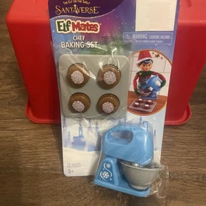 The Elf On The Shelf SantaVerse ElfMates Baking Set 12 Pc Christmas Accessories - Picture 1 of 10