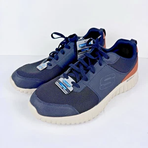 Skechers Men's 10.5 Relaxed Fit Depth Charge 2.0 Sneaker Shoes Brown Black - Picture 1 of 12