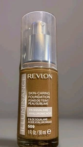 Revlon Illuminance Skin-Caring Liquid Foundation Makeup, 509 Sandalwood - Picture 1 of 1