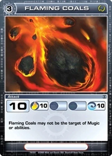 Chaotic Flaming Coals 79/222 - Foil Rare - Image 1 of 1