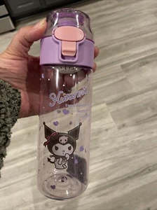 Kuromi Water Bottle Purple 18.6oz Tritan Sports Bottle New Sanrio - Picture 1 of 4