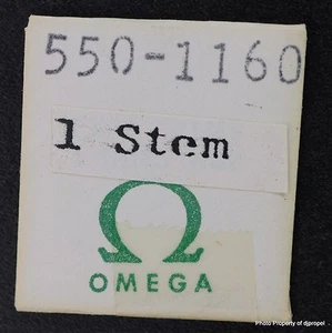 Vintage ORIGINAL OMEGA Male Stem #1160 for Omega Cal. 550 ! - Picture 1 of 3